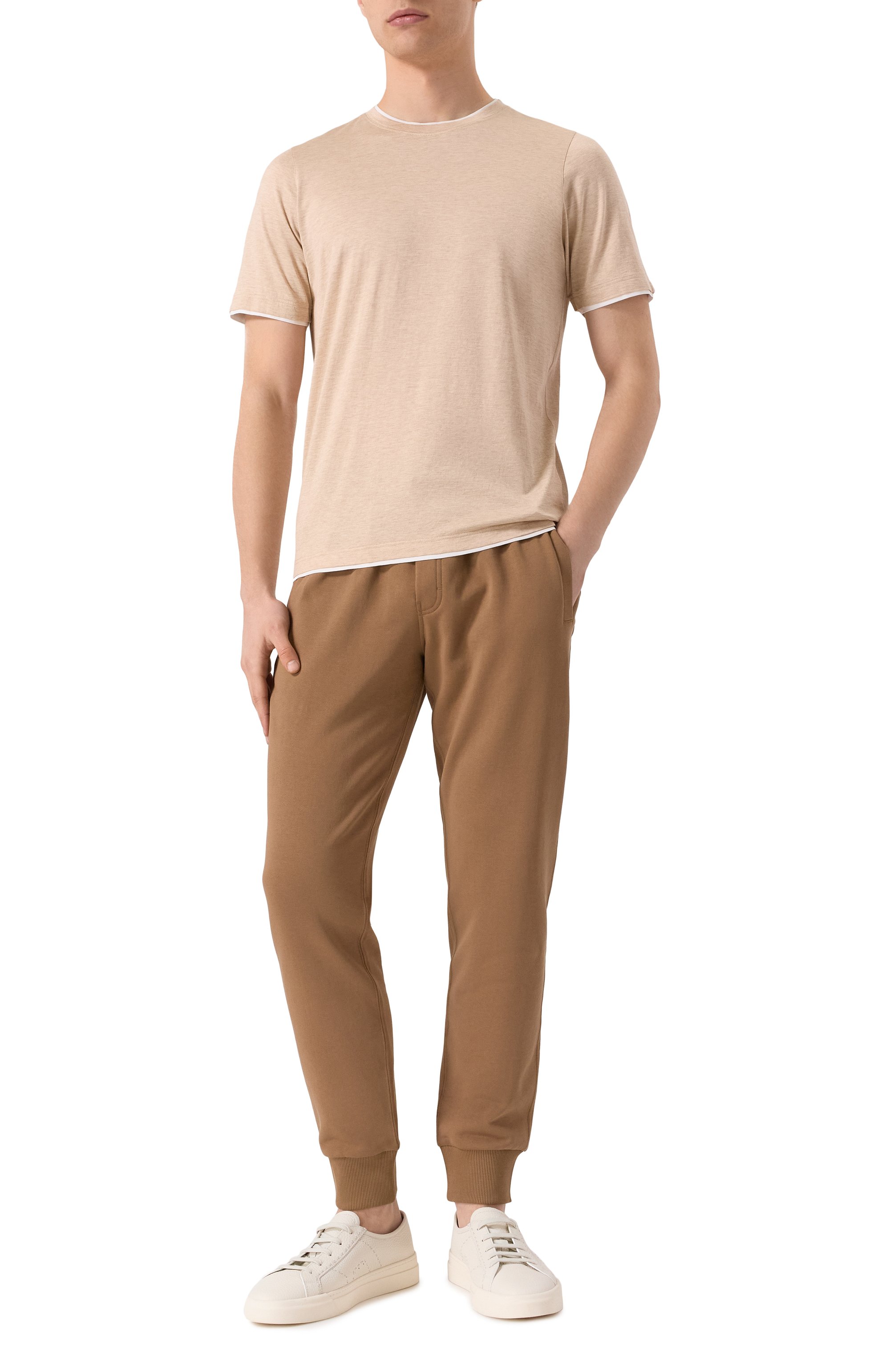 Хлопковые джоггеры DOLCE & GABBANA, арт. GP07TT/G7N7B, фото 2