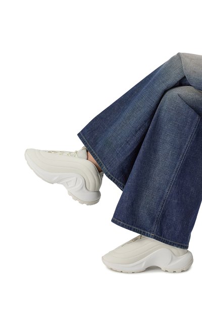 Кроссовки s-d-runner DIESEL молочного цвета по цене 29100 руб., арт. Y03440/P6691, фото 2 Кроссовки s-d-runner DIESEL, арт. Y03440/P6691, фото 2