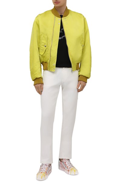 Кожаные кеды frankie GIUSEPPE ZANOTTI DESIGN разноцветного цвета по цене 79850 руб., арт. RM10020/001, фото 2 Кожаные кеды frankie GIUSEPPE ZANOTTI DESIGN, арт. RM10020/001, фото 2