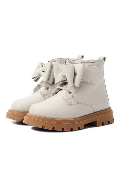 Кожаные ботинки MONNALISA, арт. 83F003M