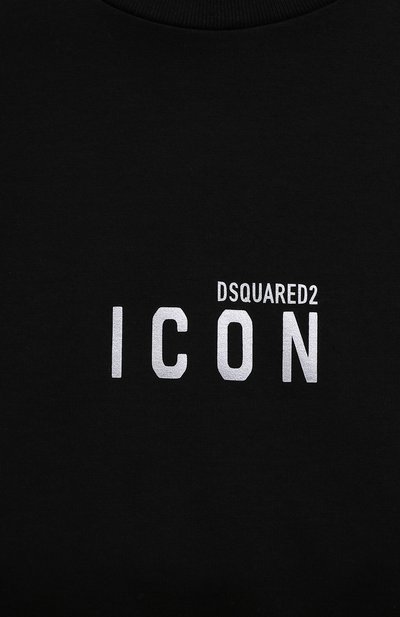 Хлопковая футболка DSQUARED2,  арт. S80GC0022/S23009, фото 5