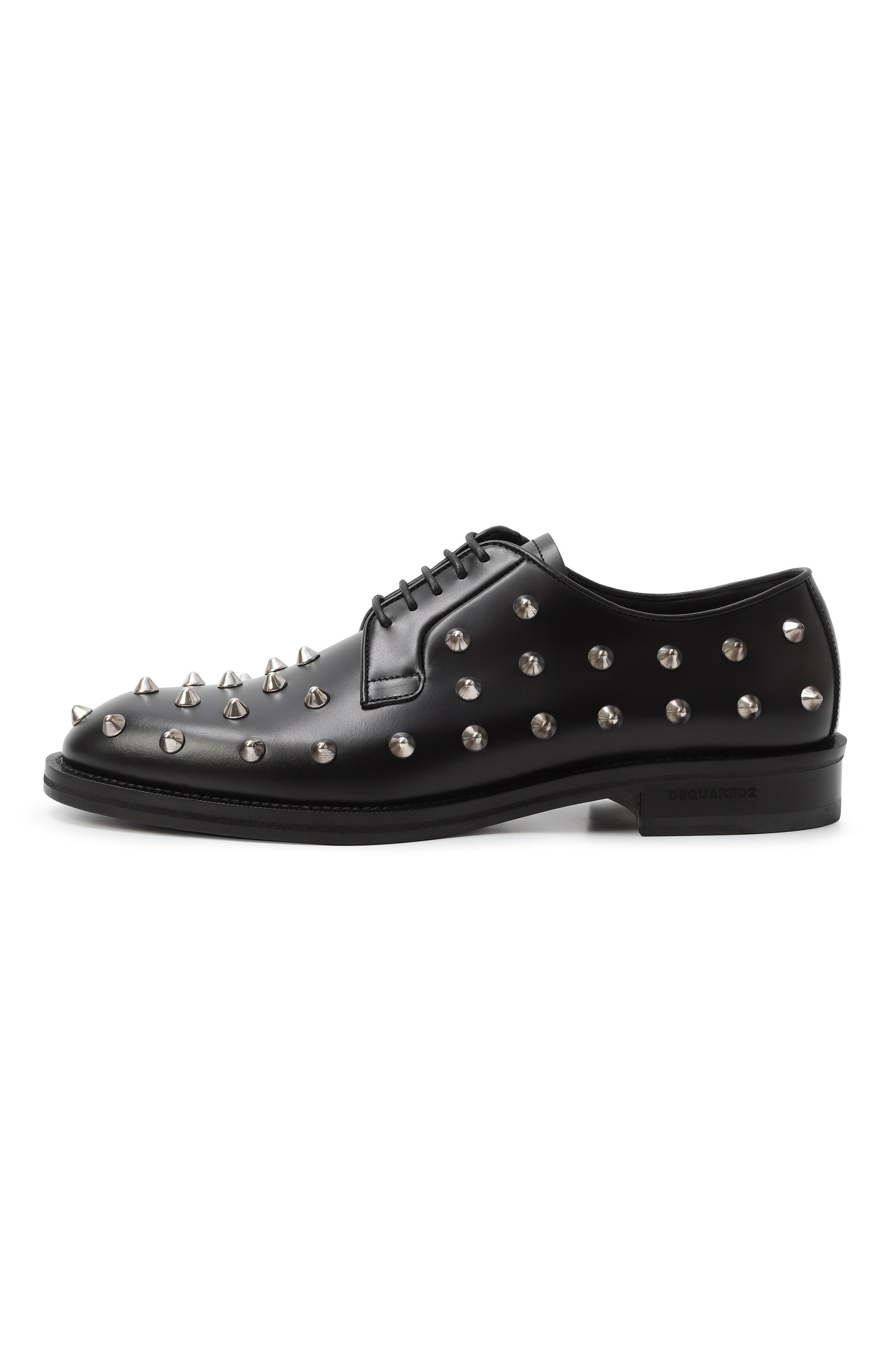 Кожаные дерби all over studs DSQUARED2, арт. LUM0104, фото 4