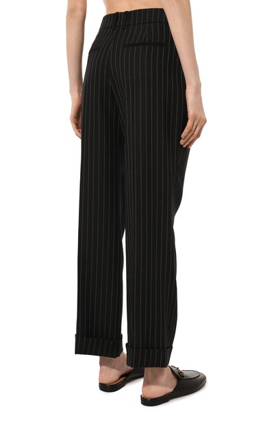 Шерстяные брюки SAINT LAURENT, арт. 687872/Y3D17, фото 4