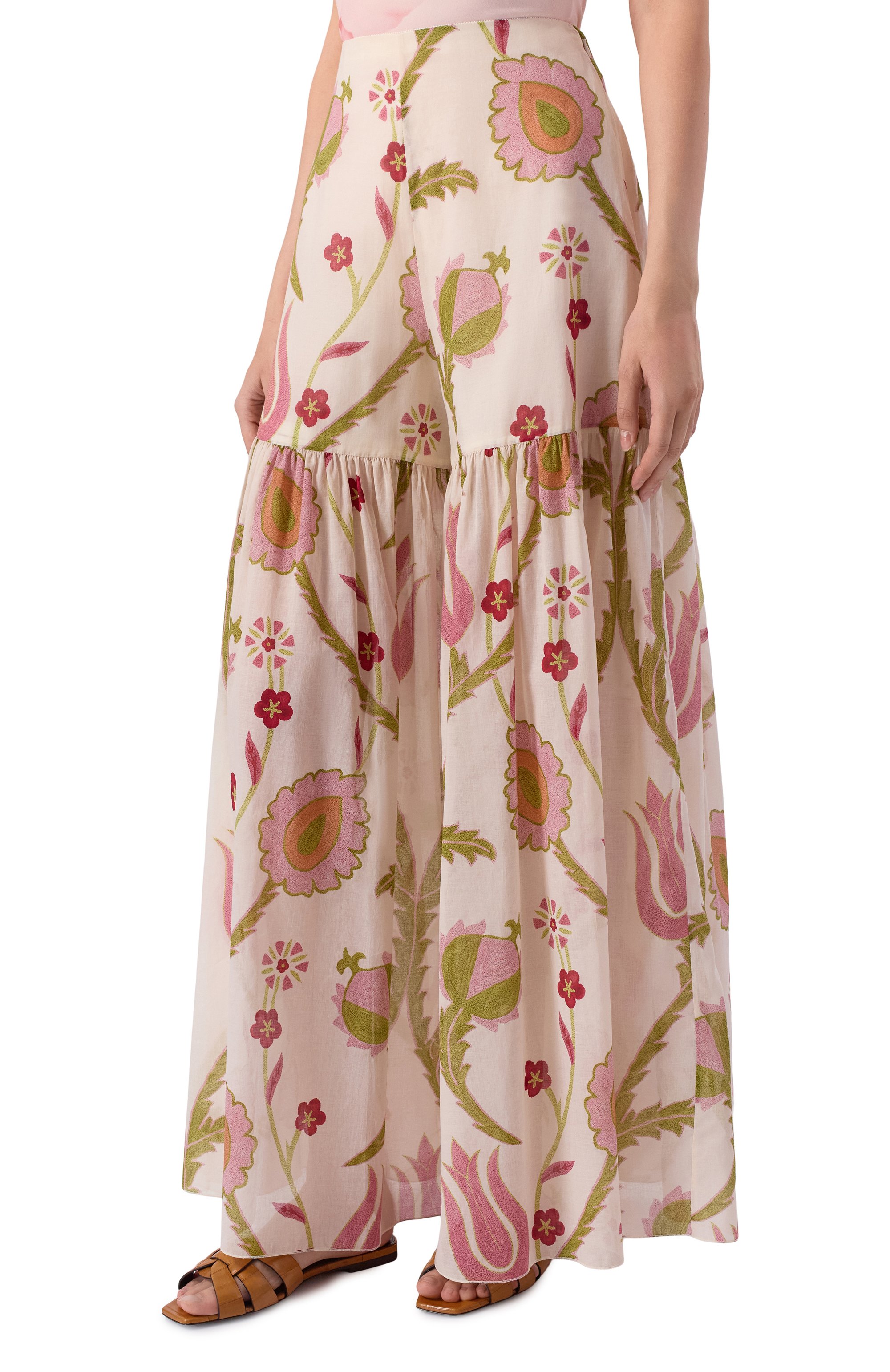 Хлопковые брюки GIAMBATTISTA VALLI, арт. 26SSRVCA3068/39PRI, фото 3