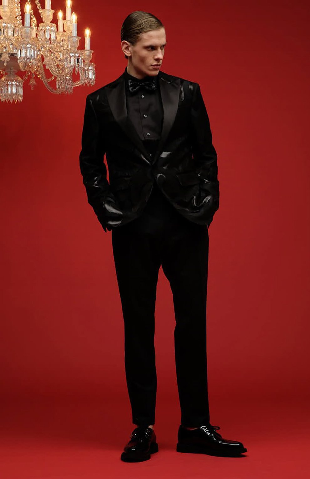 Кожаные дерби teddy SAINT LAURENT, арт. 668891/1TV00, фото 6