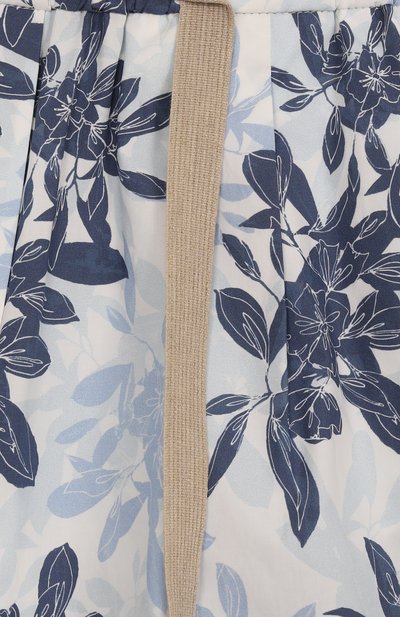 Хлопковые брюки BRUNELLO CUCINELLI голубого цвета по цене 55550 руб., арт. BL909P236A, фото 3 Хлопковые брюки BRUNELLO CUCINELLI, арт. BL909P236A, фото 3