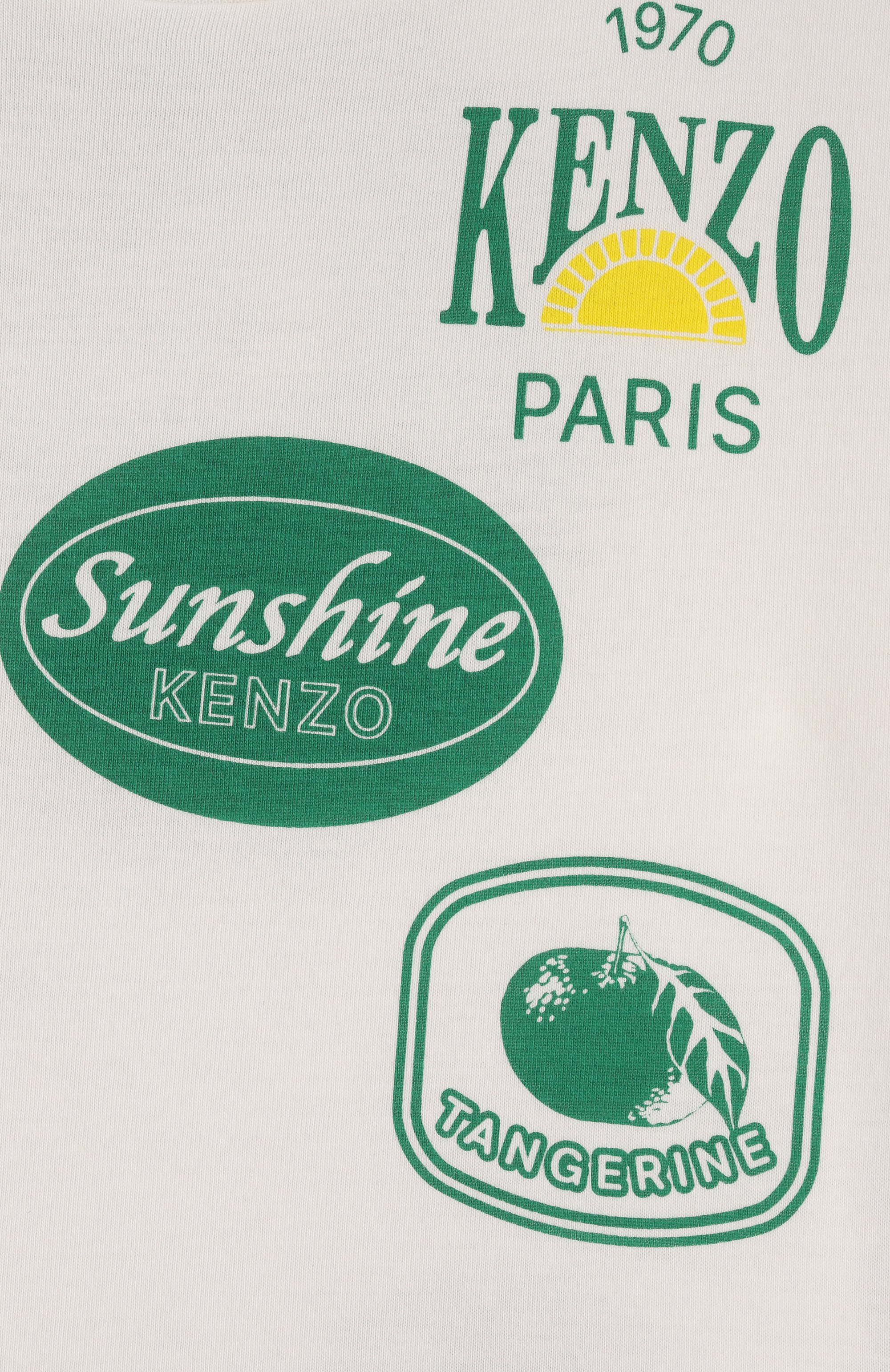 Хлопковая футболка KENZO, арт. K61148, фото 3