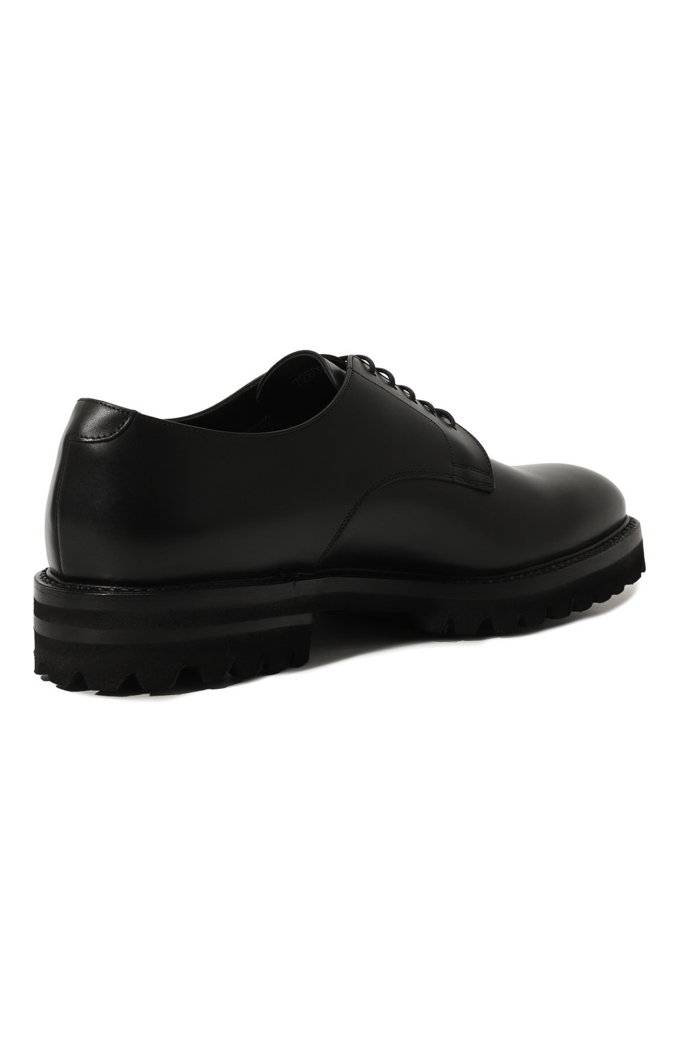 Кожаные дерби W.GIBBS черного цвета по цене 52400 руб., арт. 7260002/B0X ANTIC W00LEN, фото 5 Кожаные дерби W.GIBBS, арт. 7260002/B0X ANTIC W00LEN, фото 5