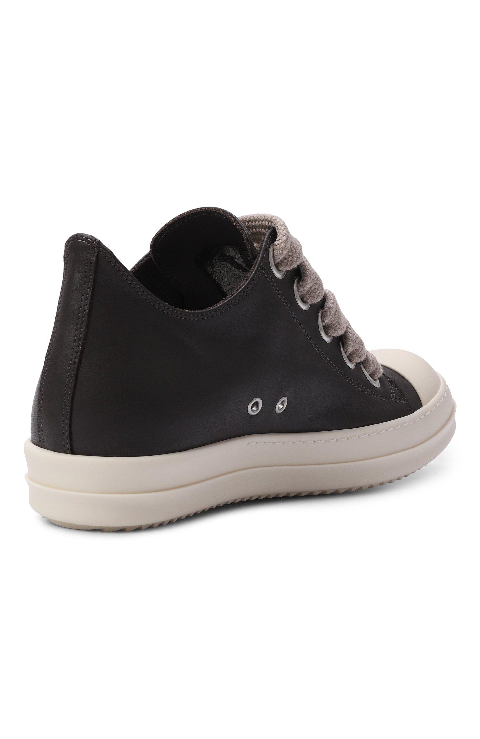 Кожаные кеды tower jumbolace low RICK OWENS, арт. RU02F4893/LC0W2, фото 4