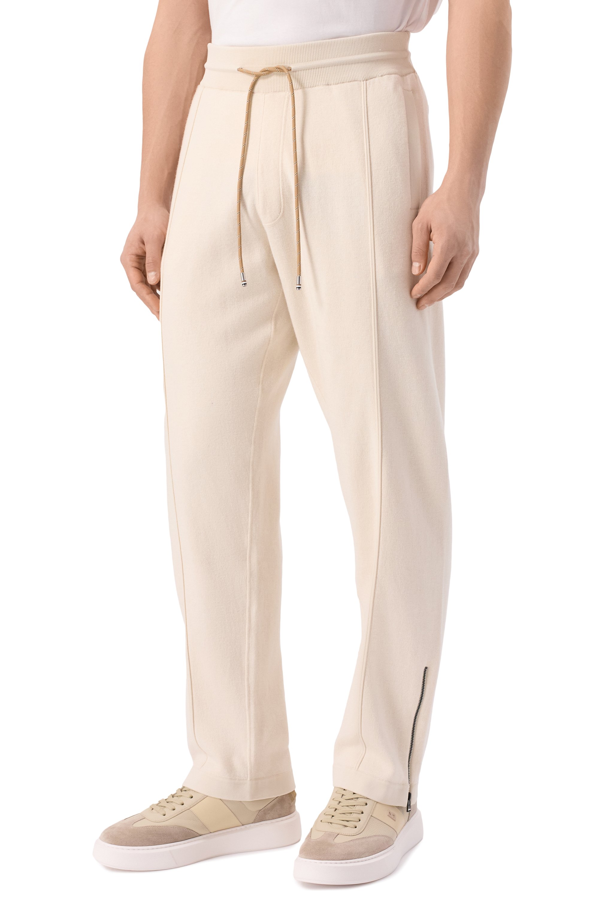 Брюки из хлопка и шерсти BOSS, арт. 50519608, фото 3