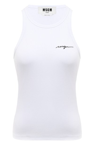 Женская хлопковая майка MSGM, арт. 3641MDT86/247108