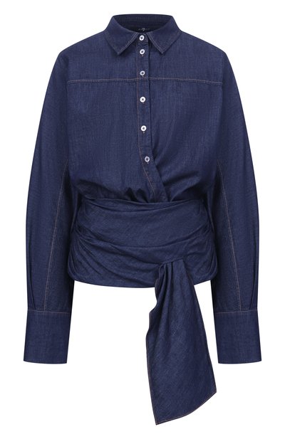 Женская джинсовая рубашка waist-tie 7 FOR ALL MANKIND, арт. 7NBE0H07-3JQ