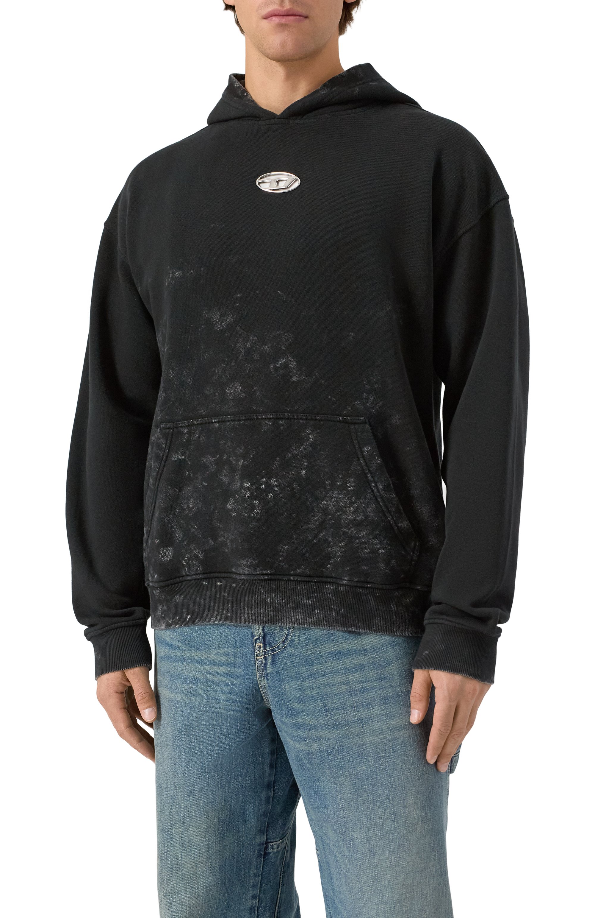 Хлопковое худи DIESEL, арт. A19416/0IPAC, фото 3