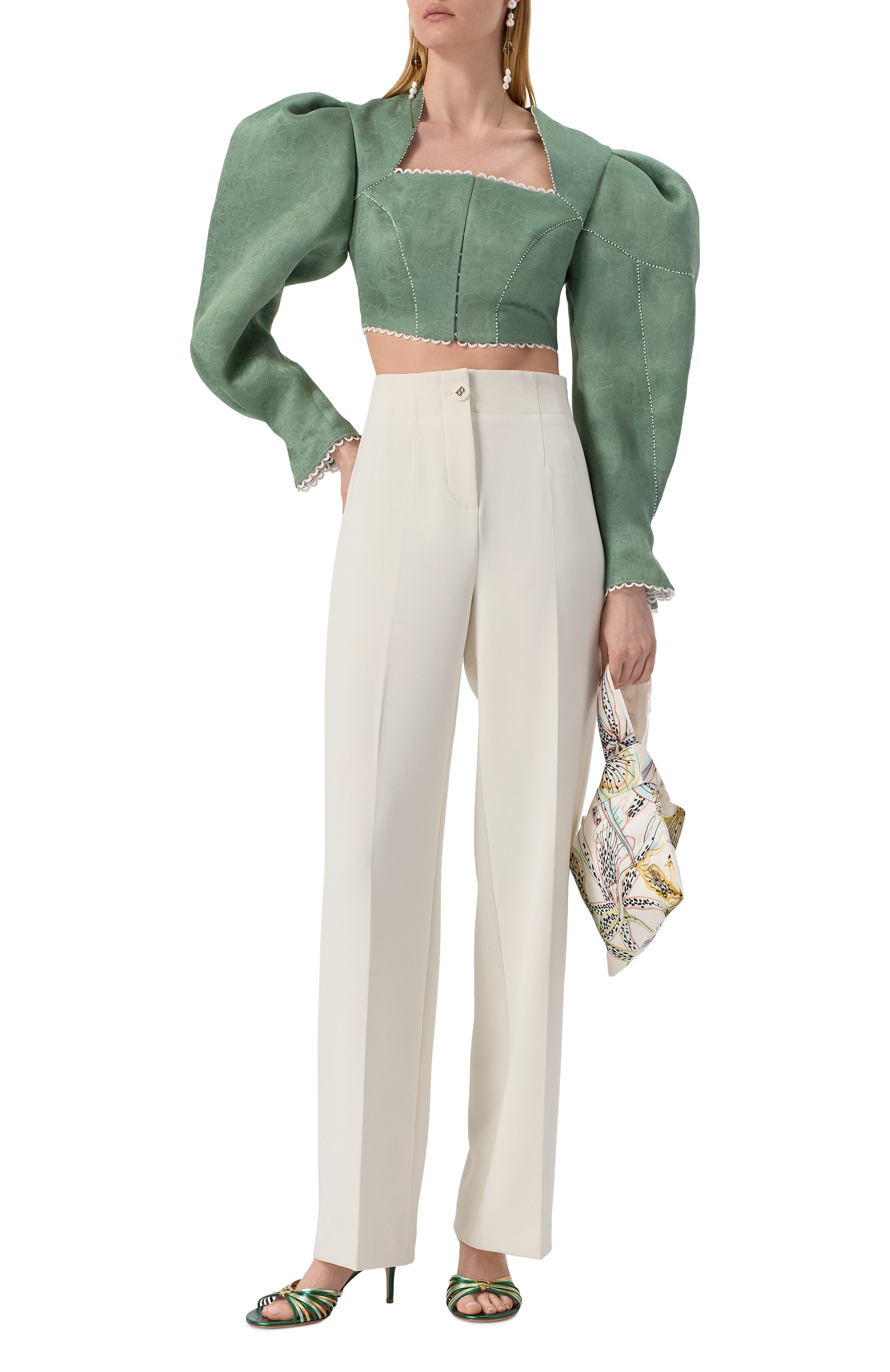 Шелковая блузка ULYANA SERGEENKO, арт. CMA010SS24P1530Т24, фото 2