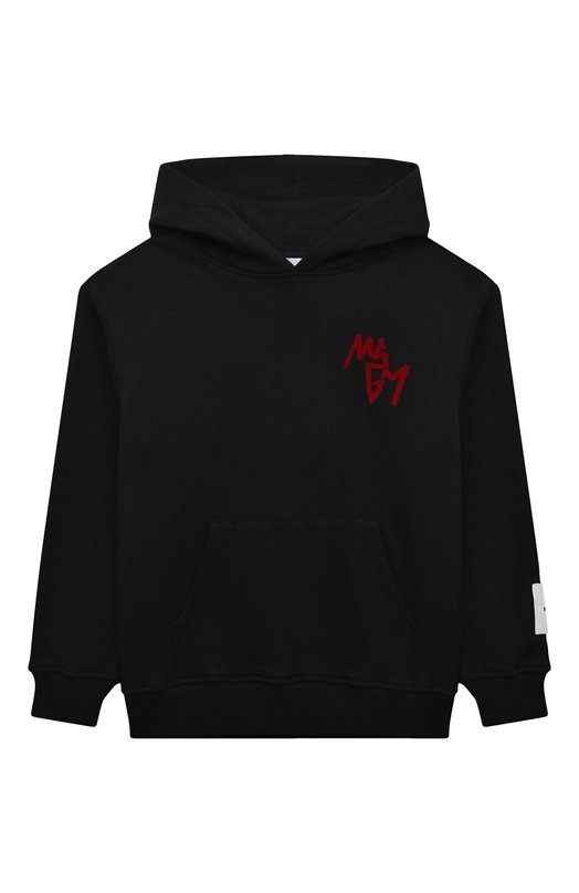 

Хлопковое худи MSGM kids, Чёрный