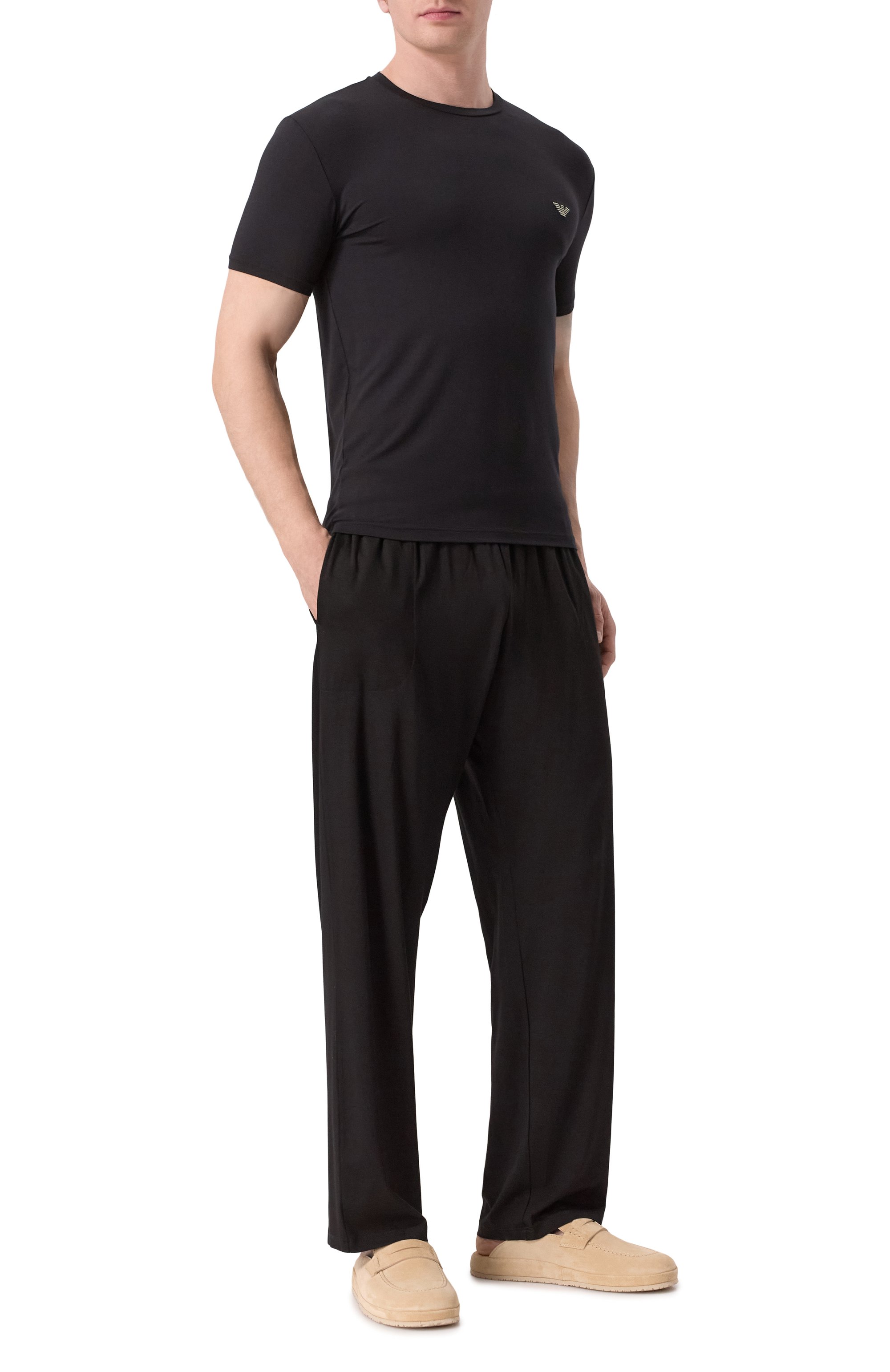 Замшевые домашние туфли FARFALLA бежевого цвета по цене 49950 руб., арт. F5ALI/SUEDE, фото 2 Замшевые домашние туфли FARFALLA, арт. F5ALI/SUEDE, фото 2