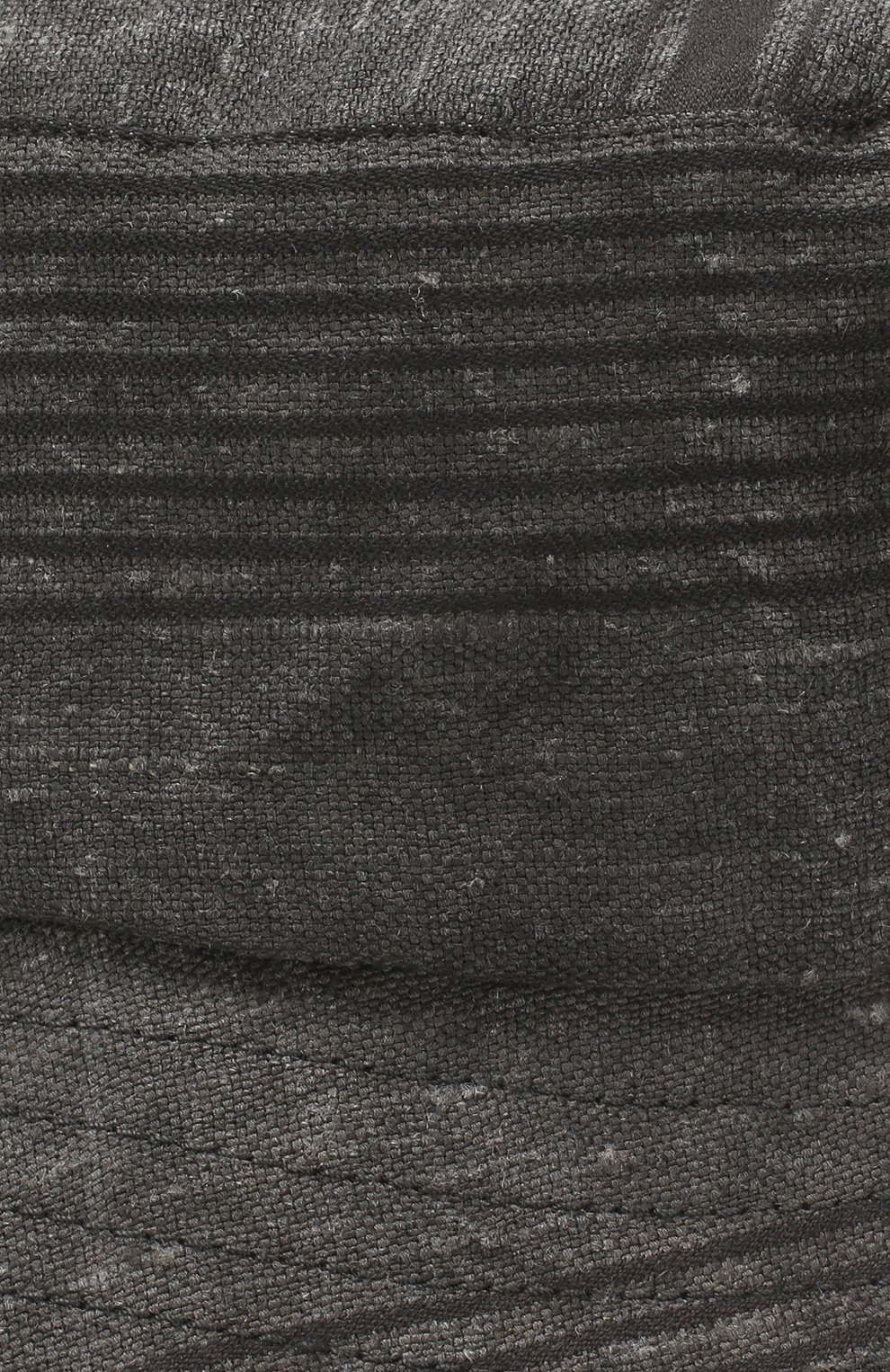 Панама из смеси льна и хлопка MASNADA серого цвета по цене 17200 руб., арт. M2208, фото 3 Панама из смеси льна и хлопка MASNADA, арт. M2208, фото 3