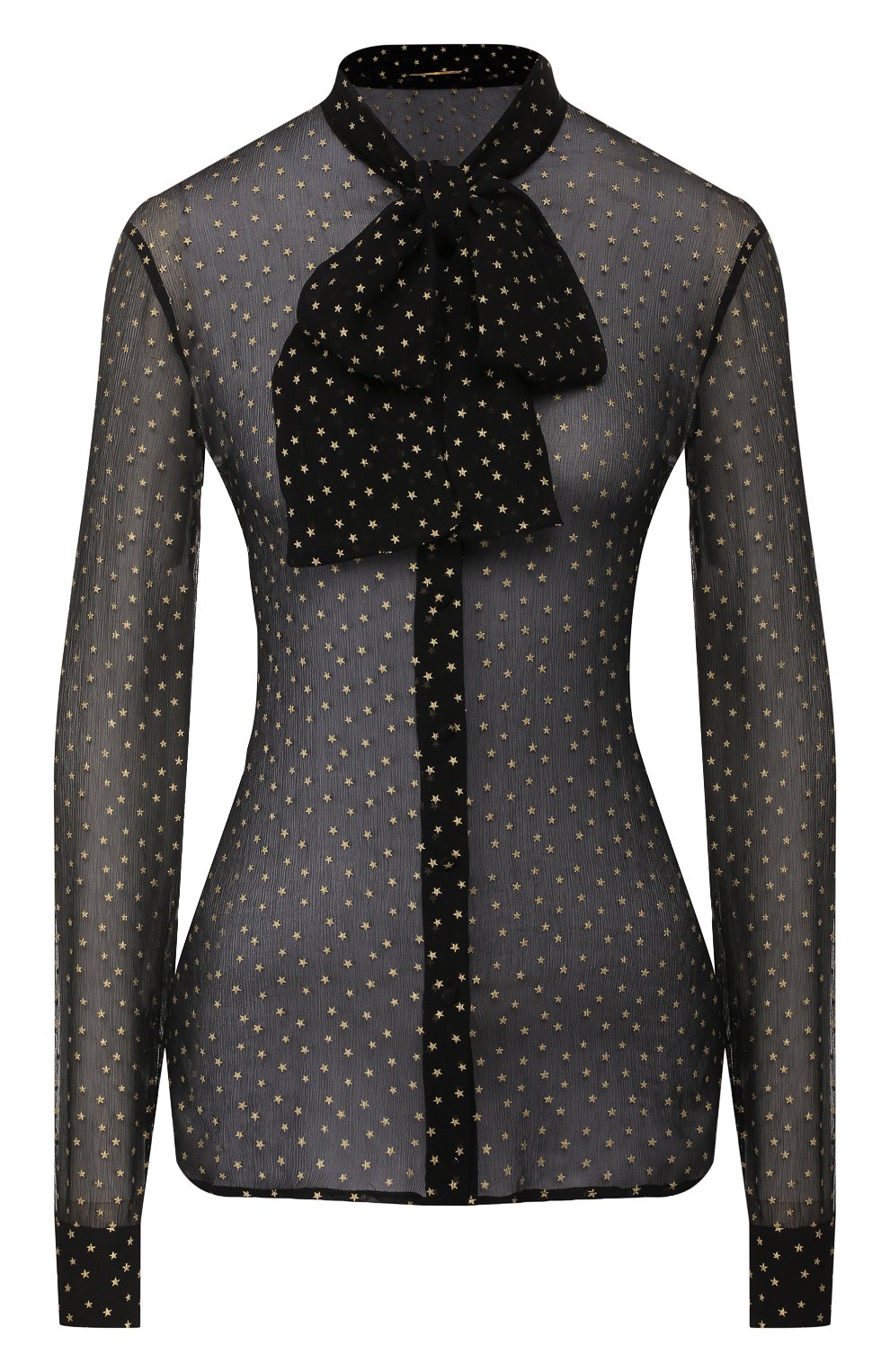Шелковая блузка SAINT LAURENT, арт. 537946/Y353V, фото 1