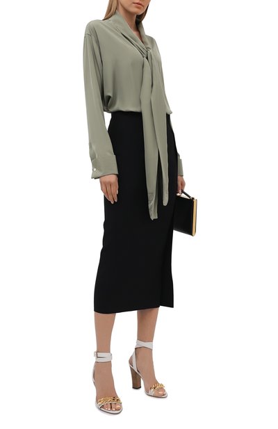 Комбинированные босоножки chain TOM FORD, арт. W2910T-LCL153, фото 2