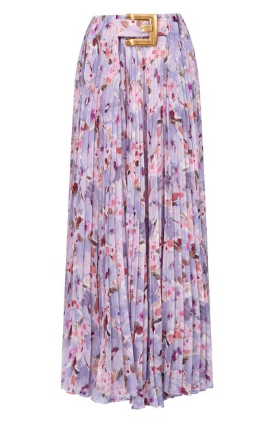 Женская плиссированная юбка BALMAIN, арт. GF1LE680/SF35