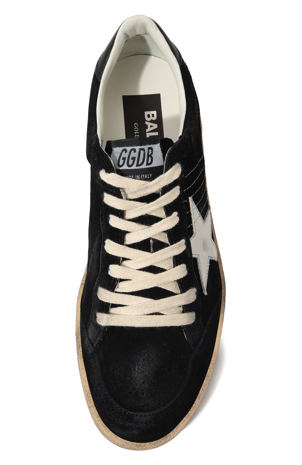 Замшевые кеды ballstar GOLDEN GOOSE DELUXE BRAND, арт. GWF00117.F003246, фото 6