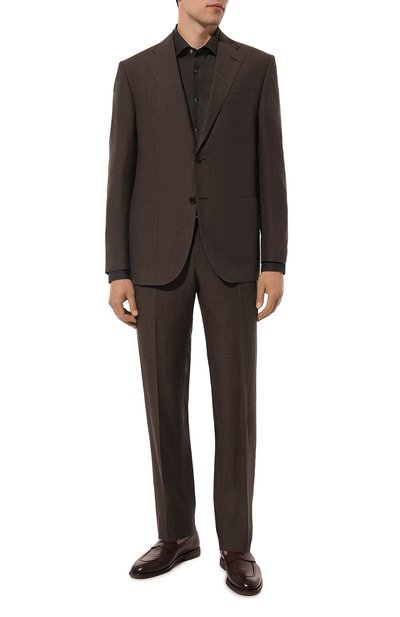 Мужской костюм из шерсти и льна CORNELIANI, арт. 93X018-935002/9314164_1