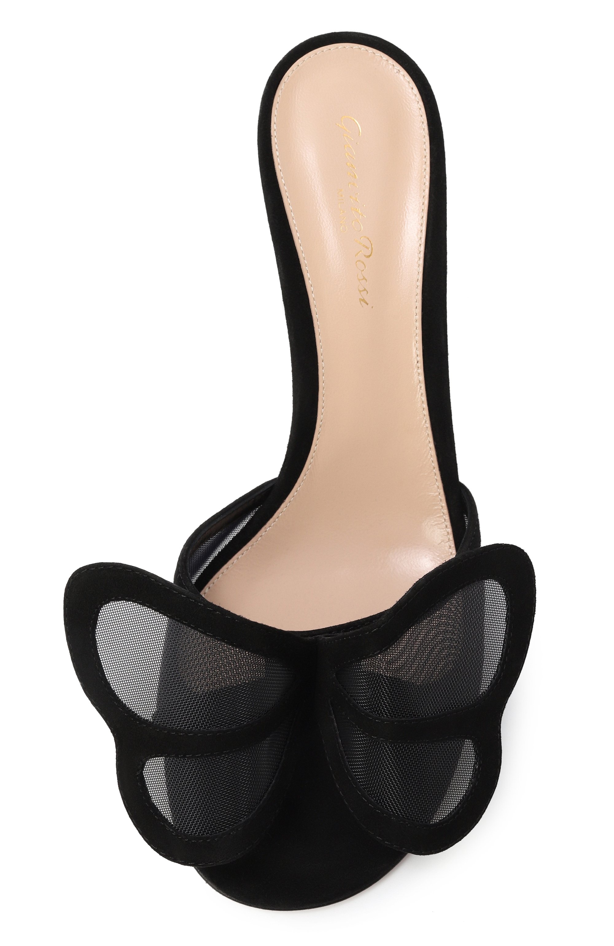 Замшевые мюли GIANVITO ROSSI, арт. G10076.70RIC.XARNENE, фото 6