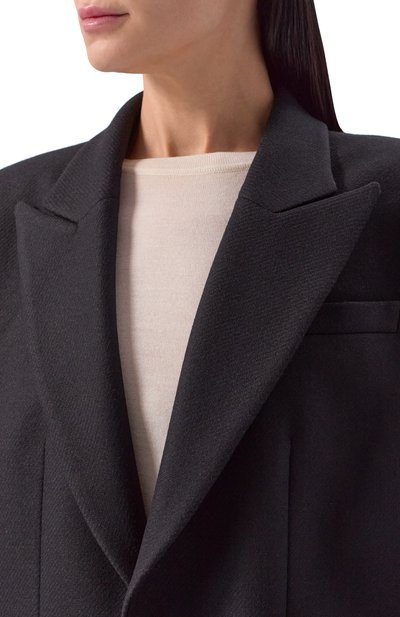 Шерстяной жакет LOUVE черного цвета по цене 165000 руб., арт. 25-06-06-01-11-05-01, фото 5 Шерстяной жакет LOUVE, арт. 25-06-06-01-11-05-01, фото 5