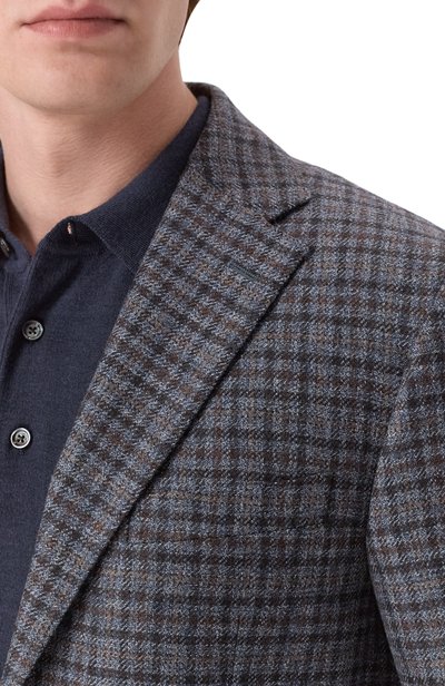 Шерстяной пиджак CORNELIANI темно-синего цвета по цене 127500 руб., арт. 286008/2A16226, фото 5 Шерстяной пиджак CORNELIANI, арт. 286008/2A16226, фото 5