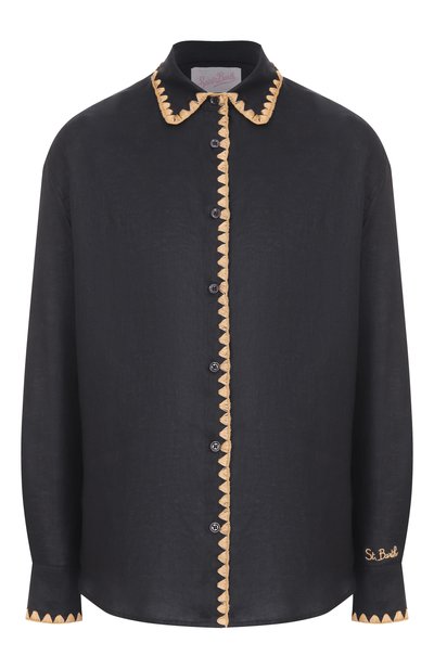 Женская льняная рубашка MC2 SAINT BARTH, арт. STBW MEREDITH/06868H