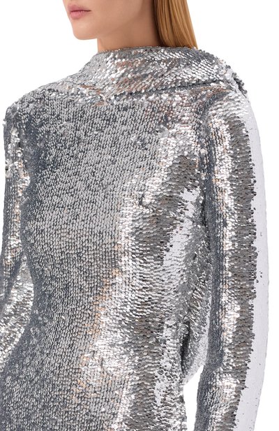 Платье с отделкой пайетками GIUSEPPE DI MORABITO, арт. 05FWDR504 05306, фото 4