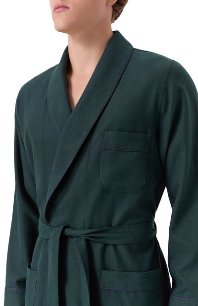 �Хлопковый халат ROBERTO RICETTI, арт. VESTAGLIA R0BE LUNGA/C35409, фото 4