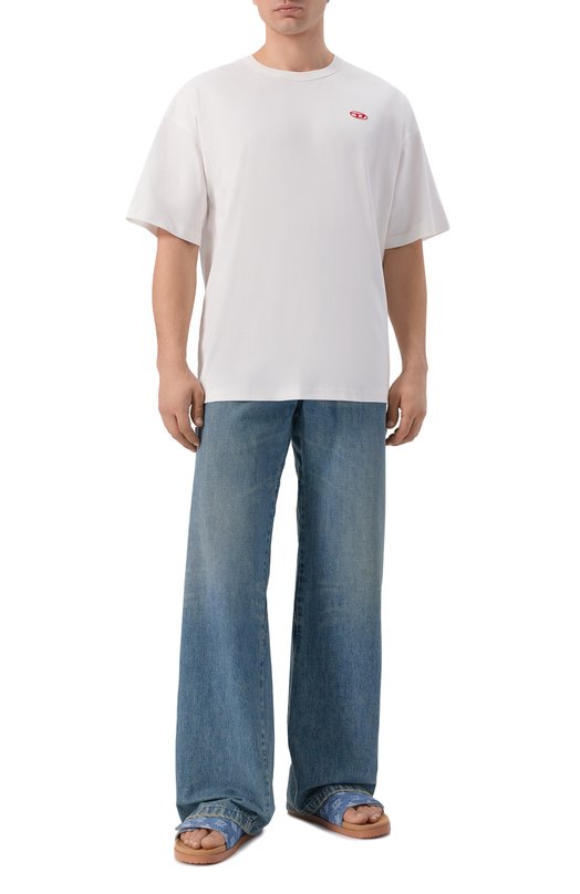 Текстильные шлепанцы Dsquared2 FSM0087/10108752 Голубой  FSM0087/10108752 Фото 2