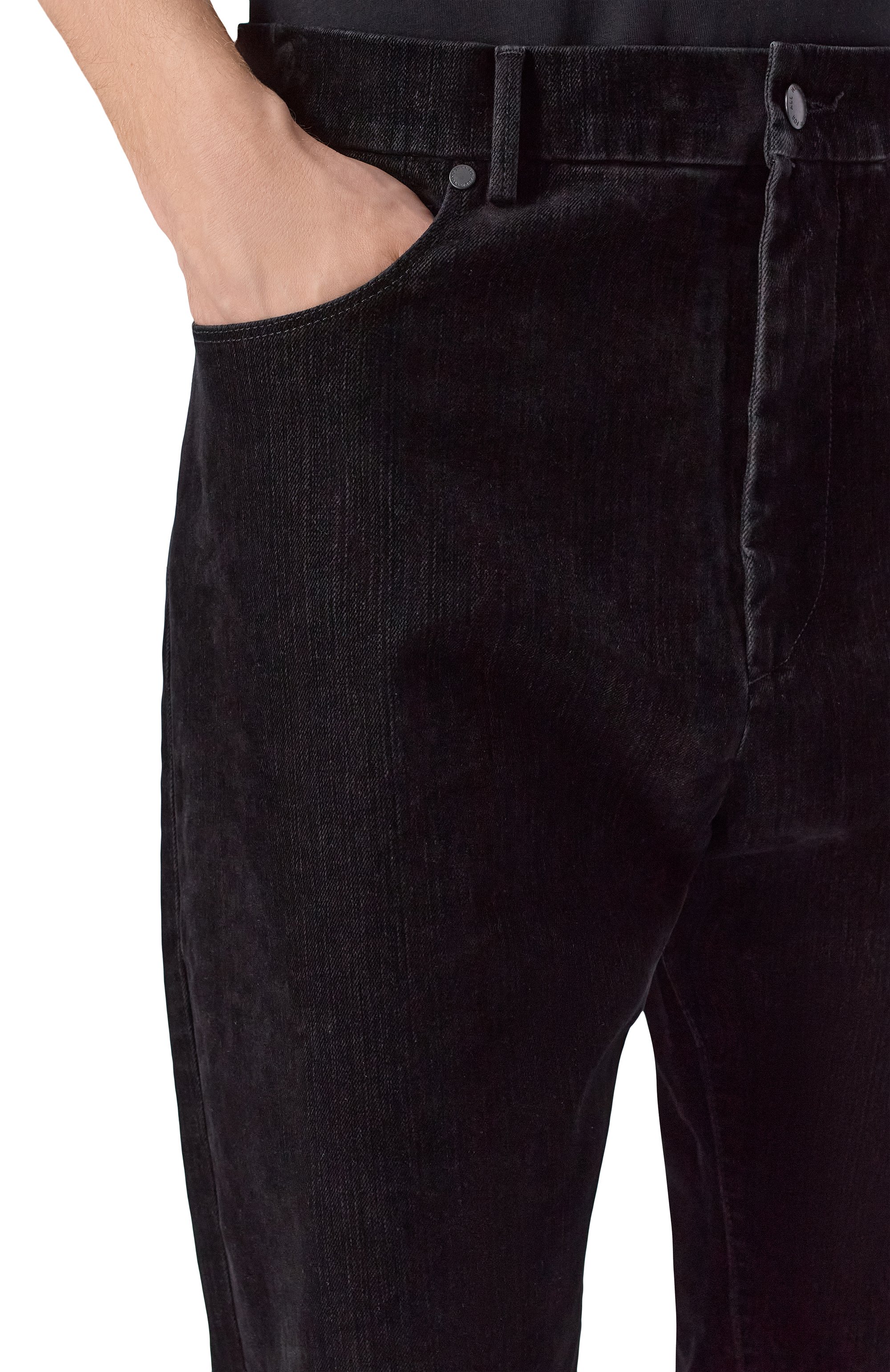 Джинсы modern straight 7 FOR ALL MANKIND черного цвета по цене 37050 руб., арт. 7TD80F22-1W0, фото 5 Джинсы modern straight 7 FOR ALL MANKIND, арт. 7TD80F22-1W0, фото 5
