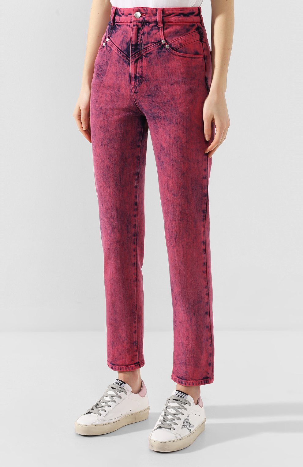 Джинсы STELLA MCCARTNEY розового цвета по цене 56350 руб., арт. 600318/SNH61, фото 3 Джинсы STELLA MCCARTNEY, арт. 600318/SNH61, фото 3