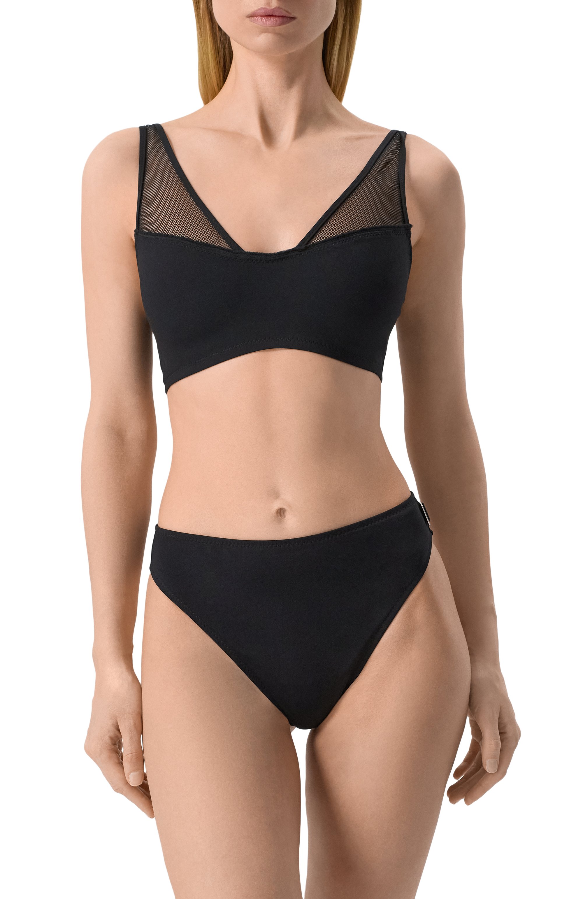 Бра-топ SHAN черного цвета по цене 33920 руб., арт. 42595-21, фото 2 Бра-топ SHAN, арт. 42595-21, фото 2