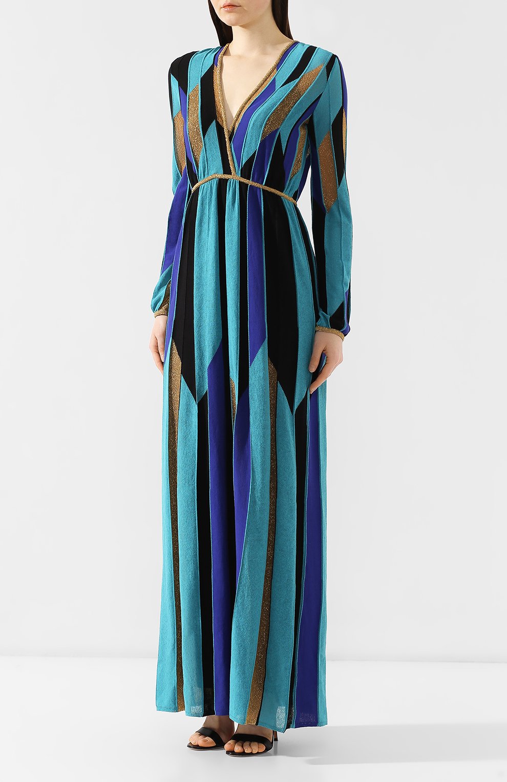 Хлопковое платье M MISSONI разноцветного цвета по цене 99500 руб., арт. 2DG00073/2K0021, фото 3 Хлопковое платье M MISSONI, арт. 2DG00073/2K0021, фото 3
