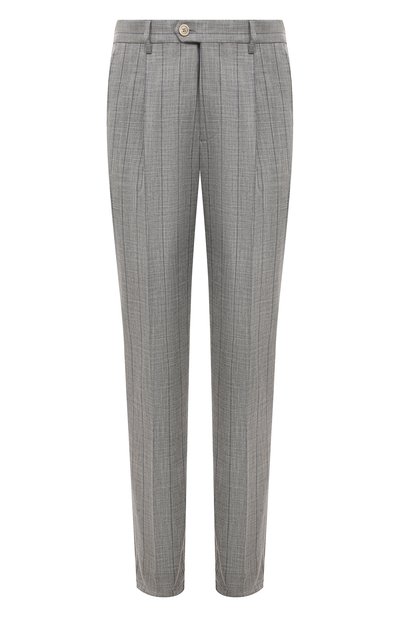Брюки из хлопка и шерсти BRUNELLO CUCINELLI, арт. MS484B2299, фото 1