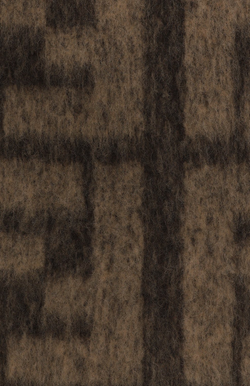 Шерстяной плед FENDI темно-коричневого цвета по цене 128500 руб., арт. FXS730 APWA, фото 2 Шерстяной плед FENDI, арт. FXS730 APWA, фото 2