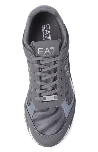 Текстильные кроссовки EA7 серого цвета по цене 22600 руб., арт. 7X000656/AF13550, фото 5 Текстильные кроссовки EA7, арт. 7X000656/AF13550, фото 5