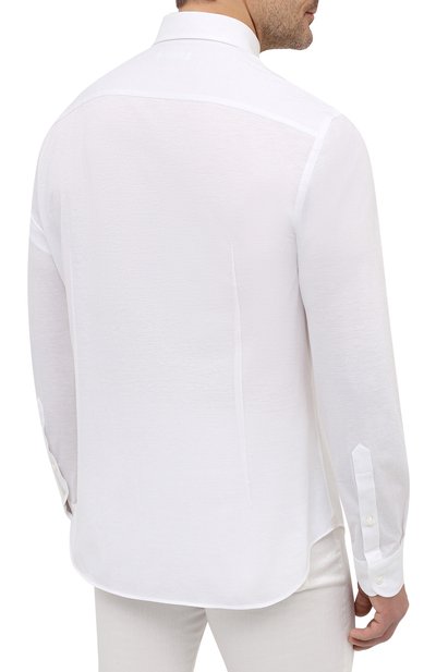 Хлопковая рубашка LORO PIANA, арт. FAI5693, фото 4