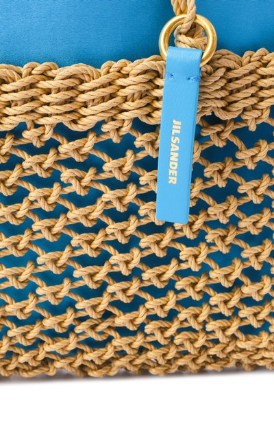 Сумка tangle JIL SANDER голубого цвета по цене 278500 руб., арт. J07ZH0069/P9340/P, фото 4 Сумка tangle JIL SANDER, арт. J07ZH0069/P9340/P, фото 4