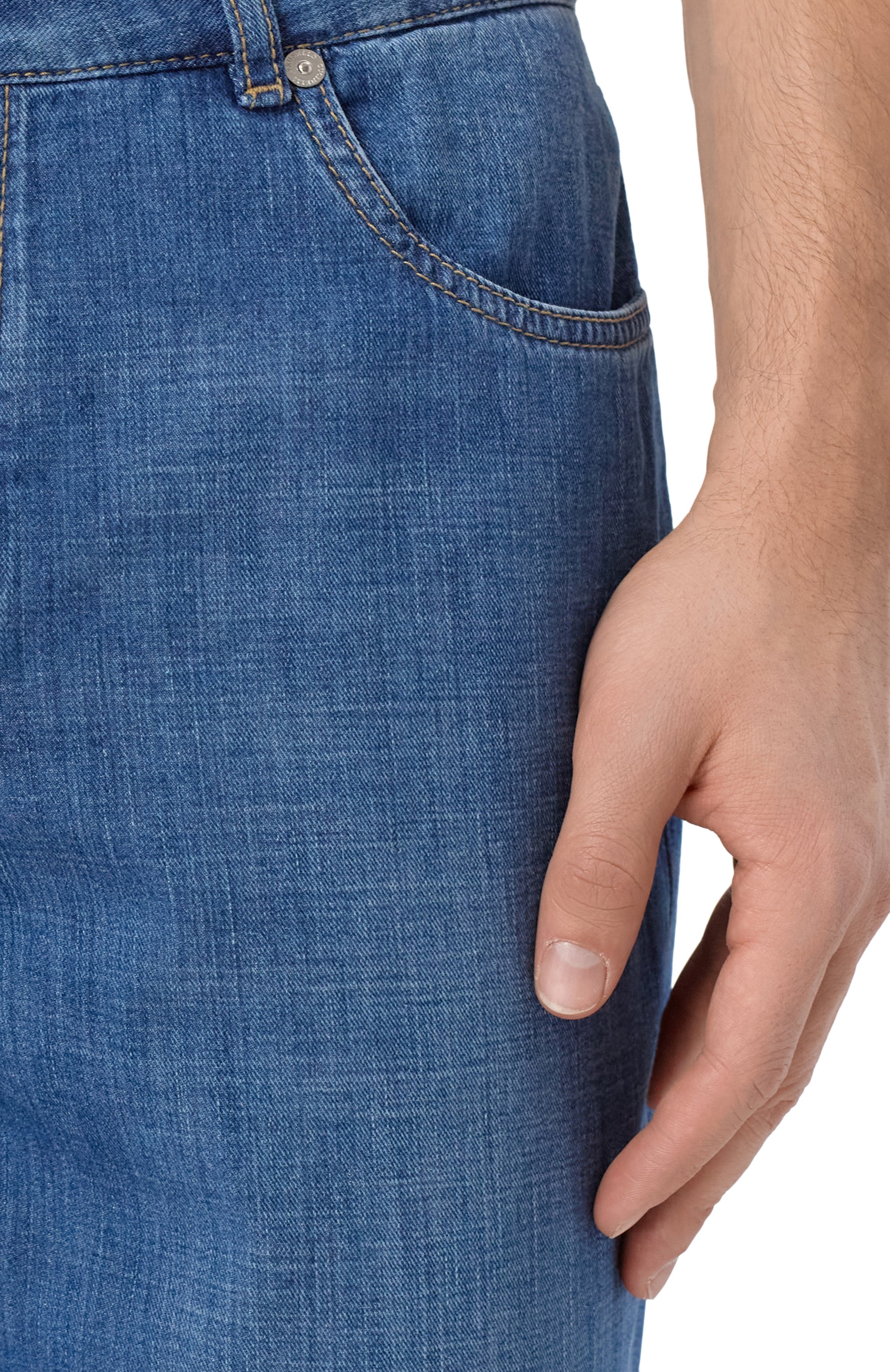 Джинсы traditional fit BRUNELLO CUCINELLI, арт. ME645B3210, фото 5