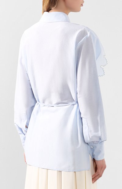 Рубашка из смеси хлопка и ше лка STELLA MCCARTNEY, арт. 601555/S0A29, фото 4