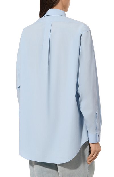 Хлопковая рубашка GUCCI, арт. 619474 ZAEVU, фото 4