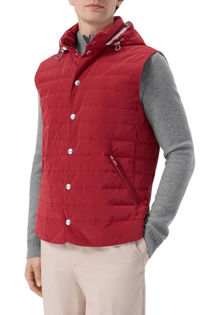Утепленный жилет BRUNELLO CUCINELLI, арт. MM4791696, фото 3