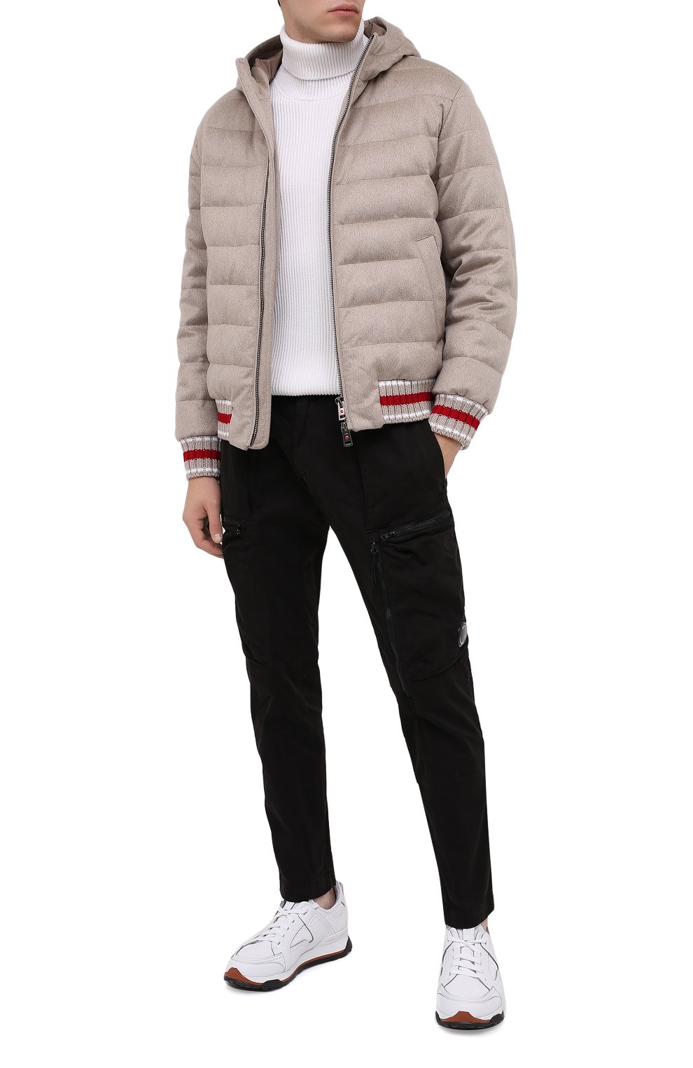 Пуховый бомбер KIRED бежевого цвета по цене 183500 руб., арт. WK2BW6818005000, фото 3 Пуховый бомбер KIRED, арт. WK2BW6818005000, фото 3