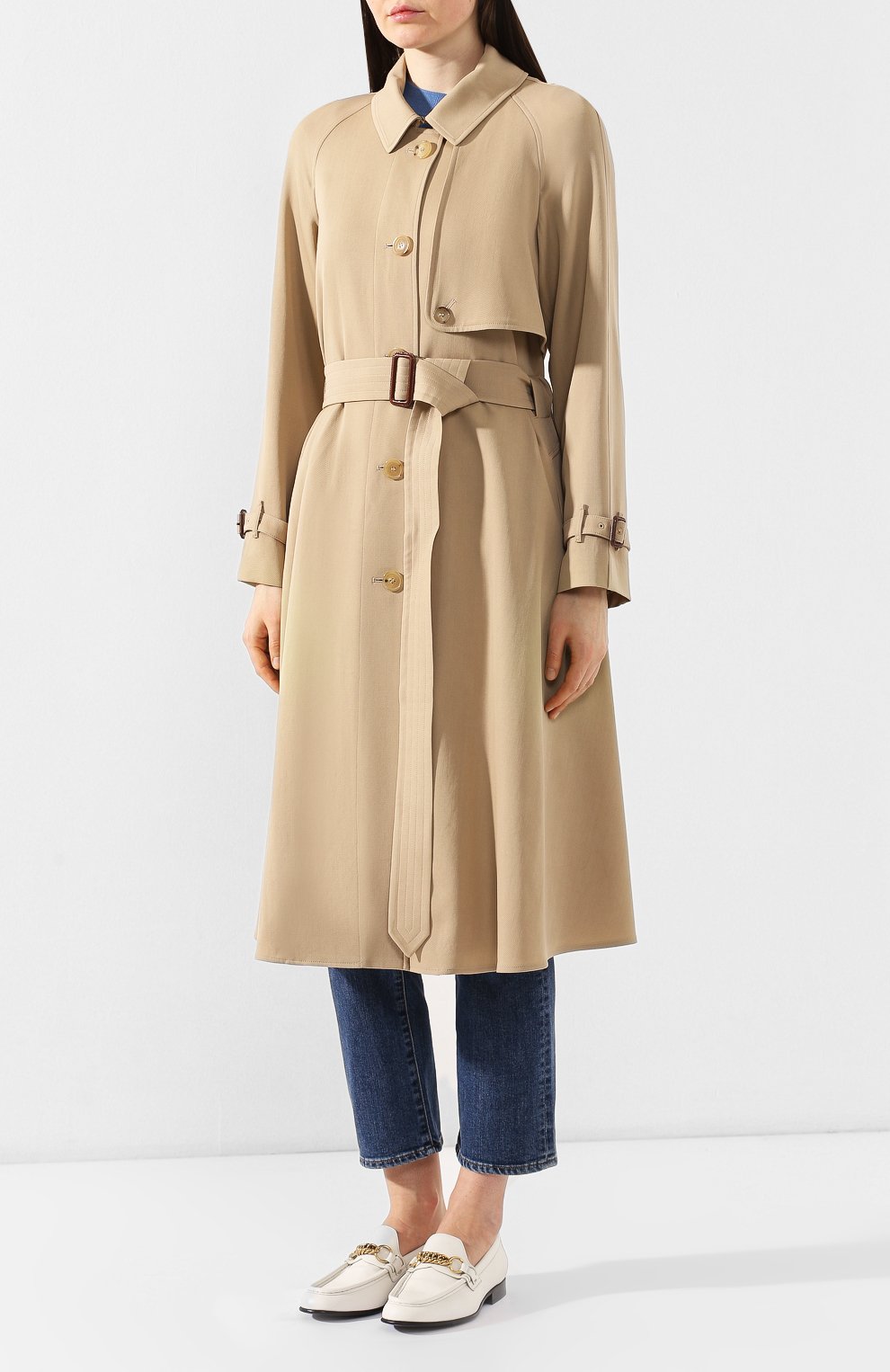 Шерстяное пальто cinderford BURBERRY, арт. 8007335, фото 3
