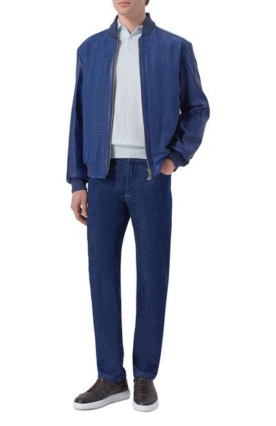 Кожаный бомбер ZILLI, арт. AT0B00M1005VBRL00, фото 2