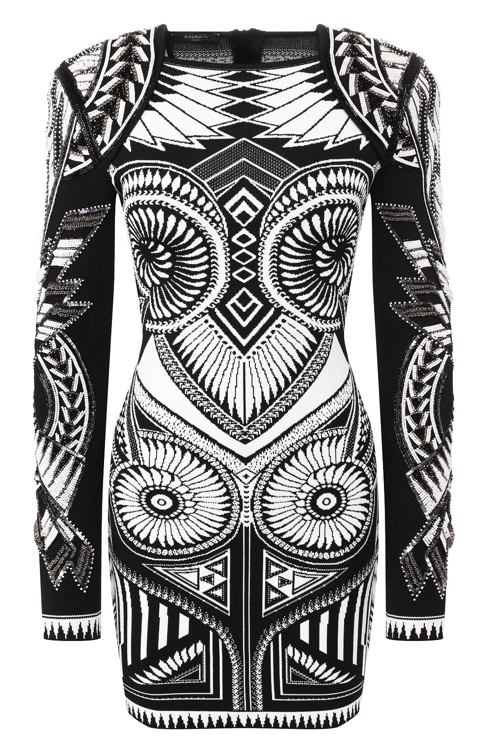 Платье из вискозы BALMAIN, арт. TF16257/K002, фото 1